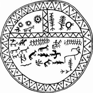 Kam Davul Çizimleri